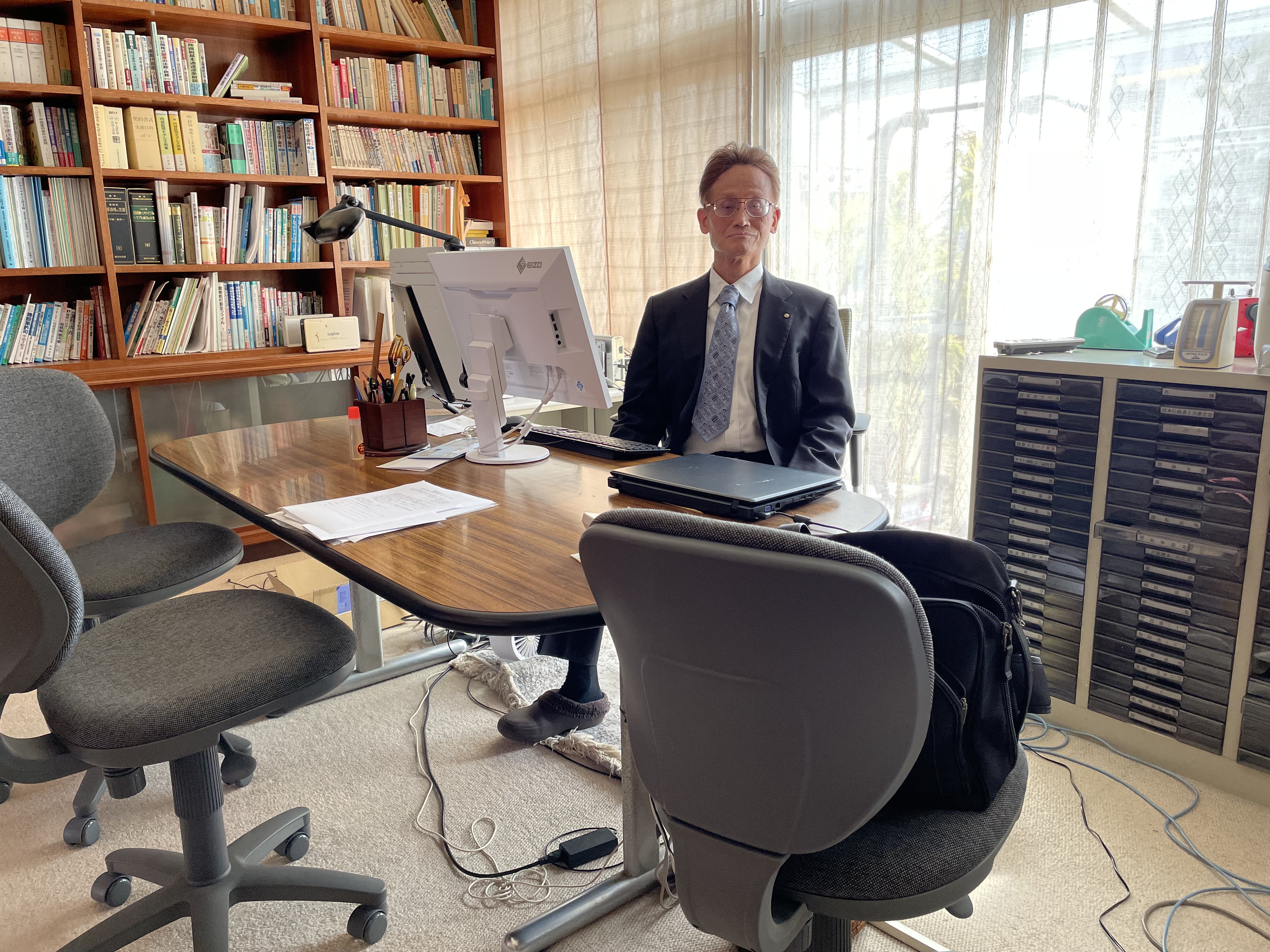 相談スペースの様子